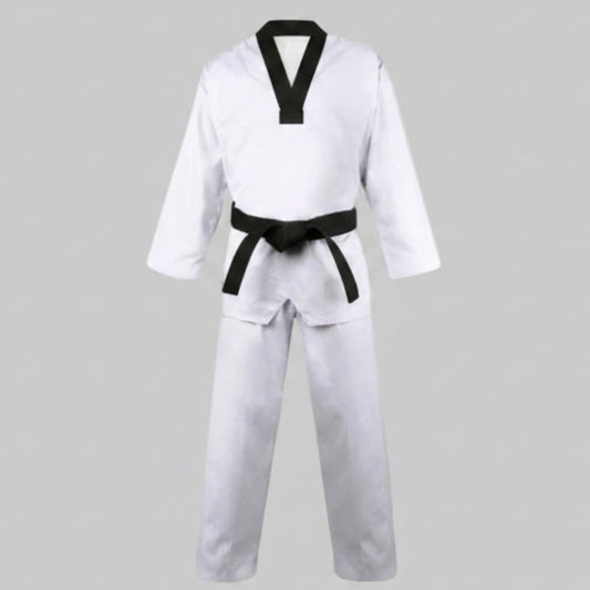 Professional V-Neck Taekwondo Dobok (Uniform Set)