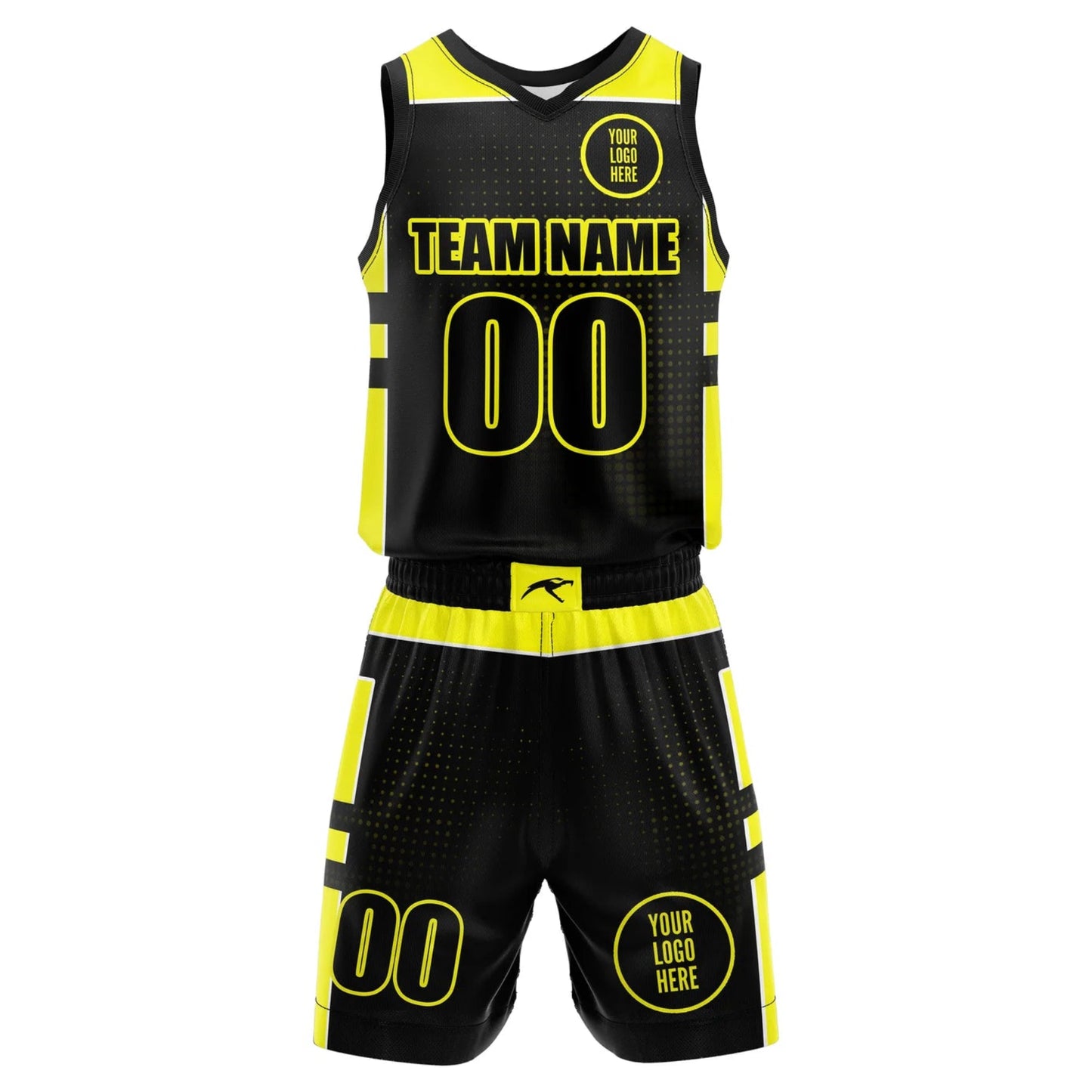 Neon Edge Custom Basketball Uniform Set