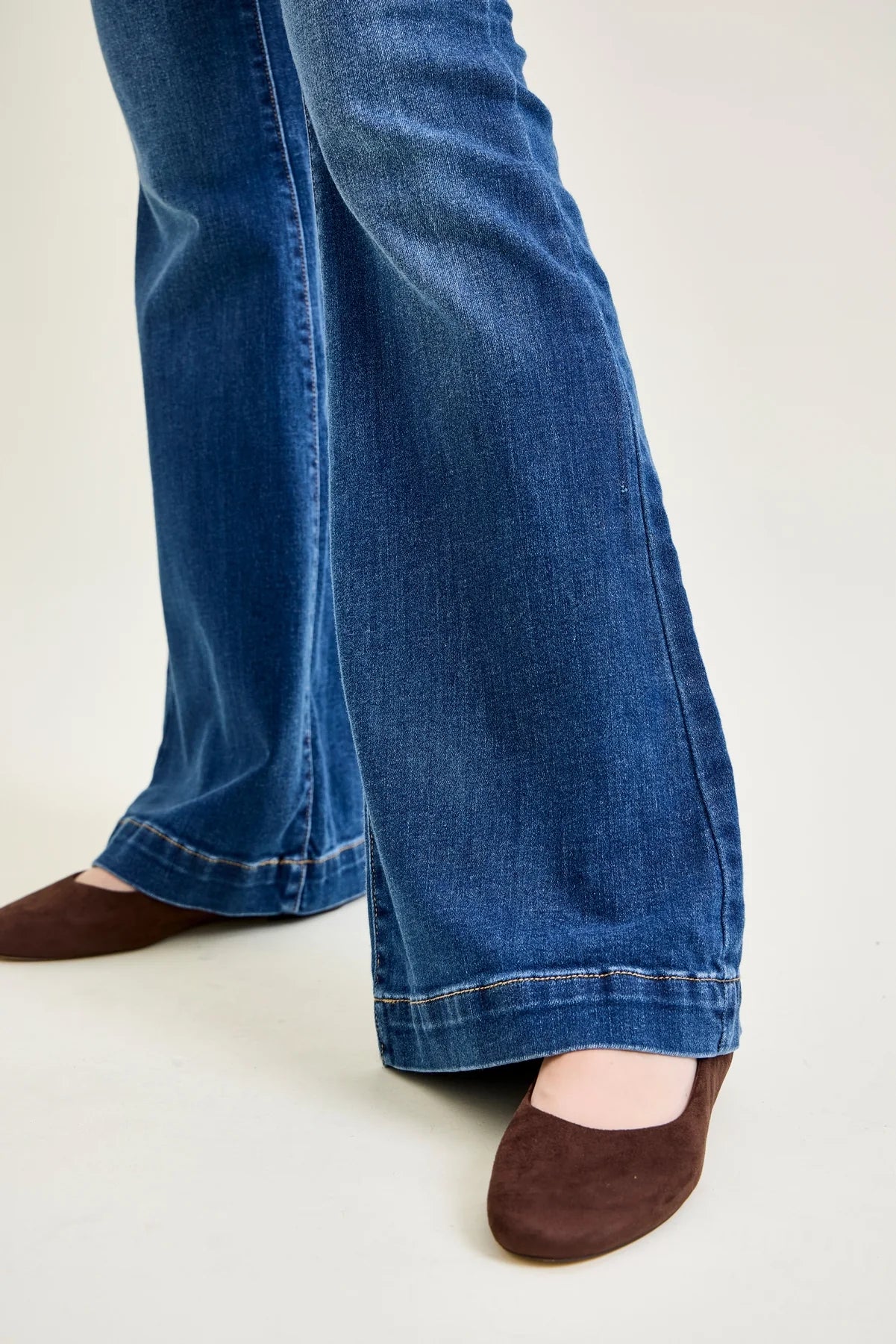 Gulposh Luxe "Retro Horizon" High-Rise Flare Jeans
