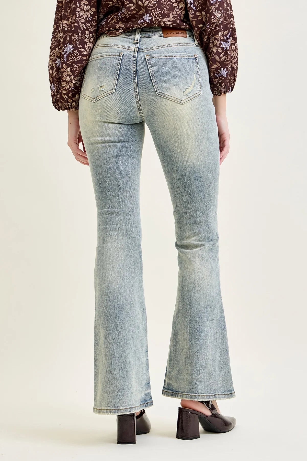 Gulposh Luxe "Sun-Bleached Horizon" Flare Jeans