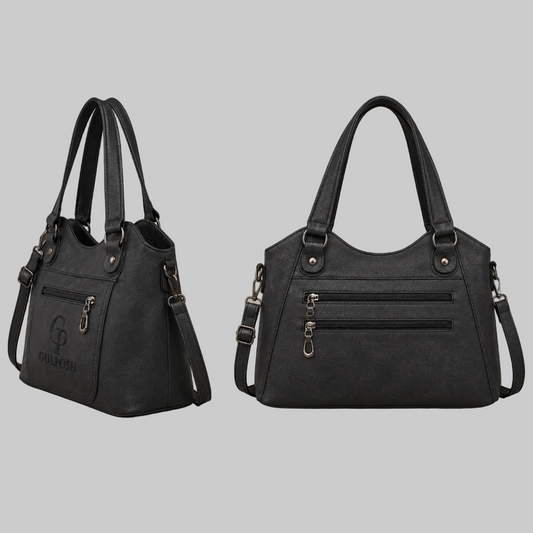 GP Heritage Charcoal Leather Tote Bag