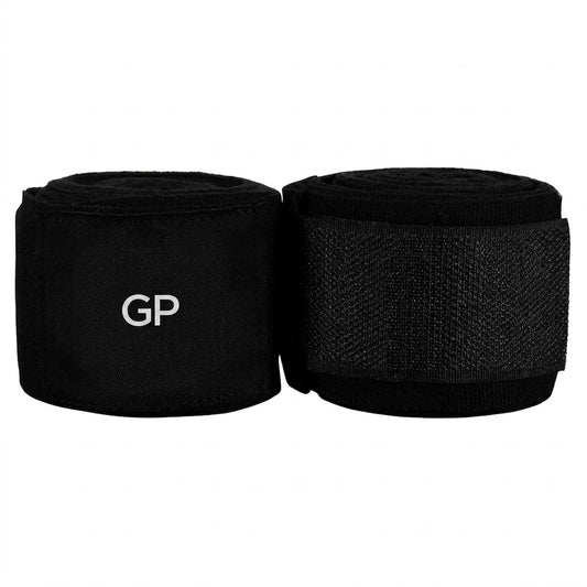 Gulposh Luxe Minimalist Series Boxing Hand Wraps (Core Black & White GP Edition)