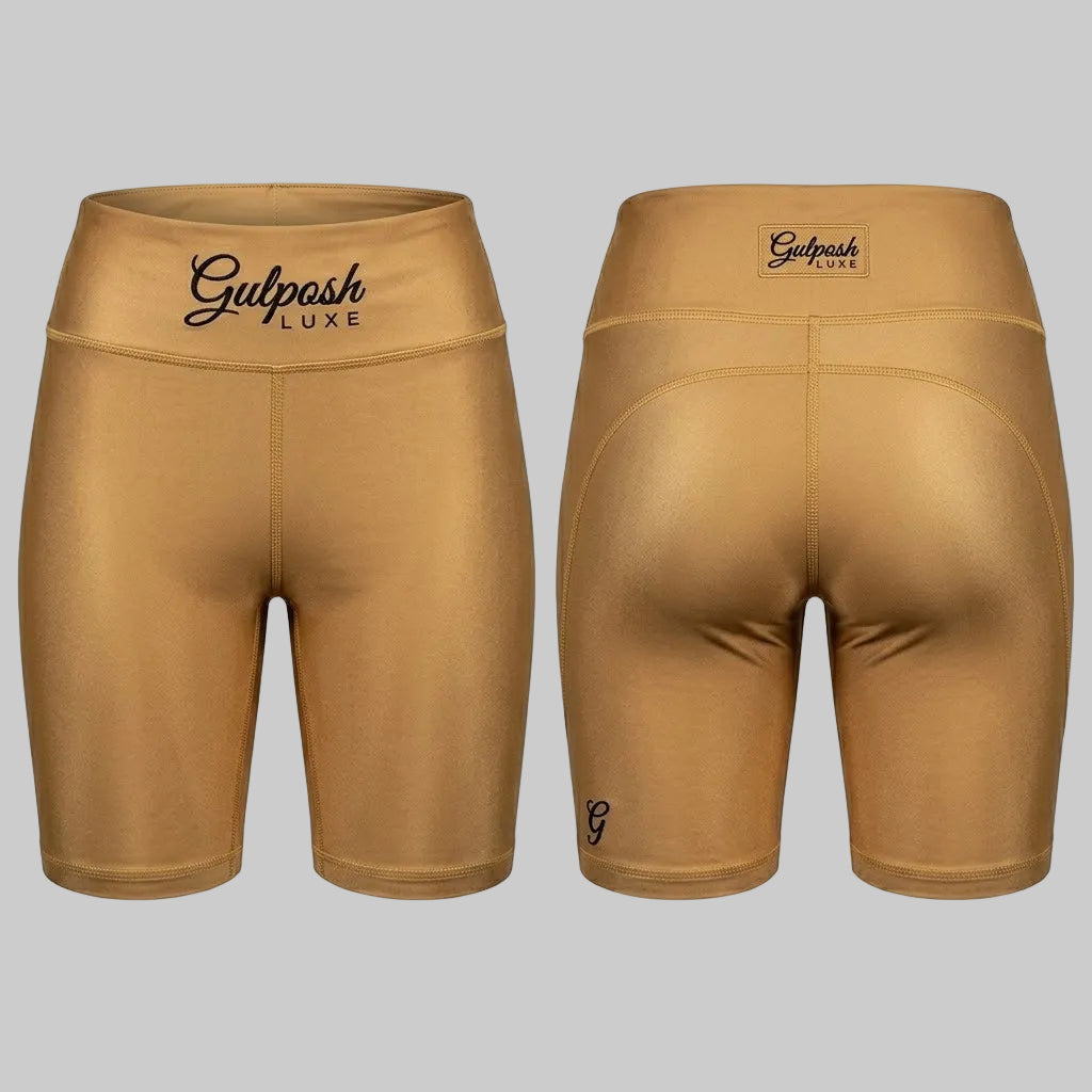 Gulposh Luxe Aura Aurelia Training Shorts (Golden Bronze Edition)