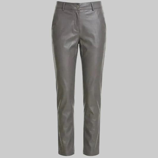 Gulposh Luxe "Urban Horizon" Tailored Leather Trousers