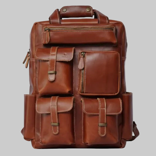 The Ambler Tech - Travel Backpack (Vintage Brown)