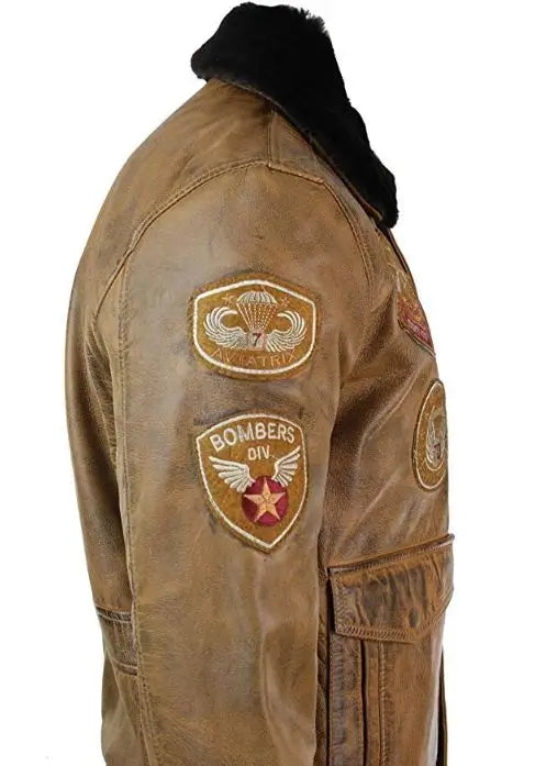 Top Gun G-1 Naval Aviator Leather Flight Jacket