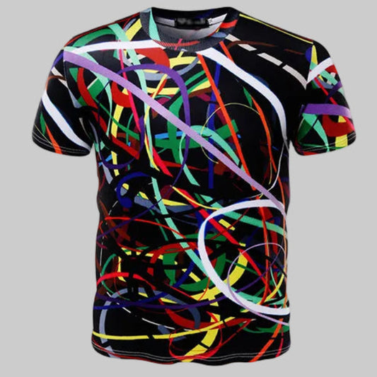 Gulposh Prisma Sublimated Abstract Performance Tee
