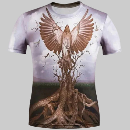 Gulposh Phoenix Rising Sublimated Art Tee