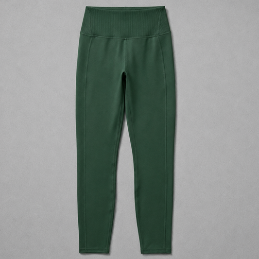 Women's Essential High-Waist Active Leggings – Forest Green