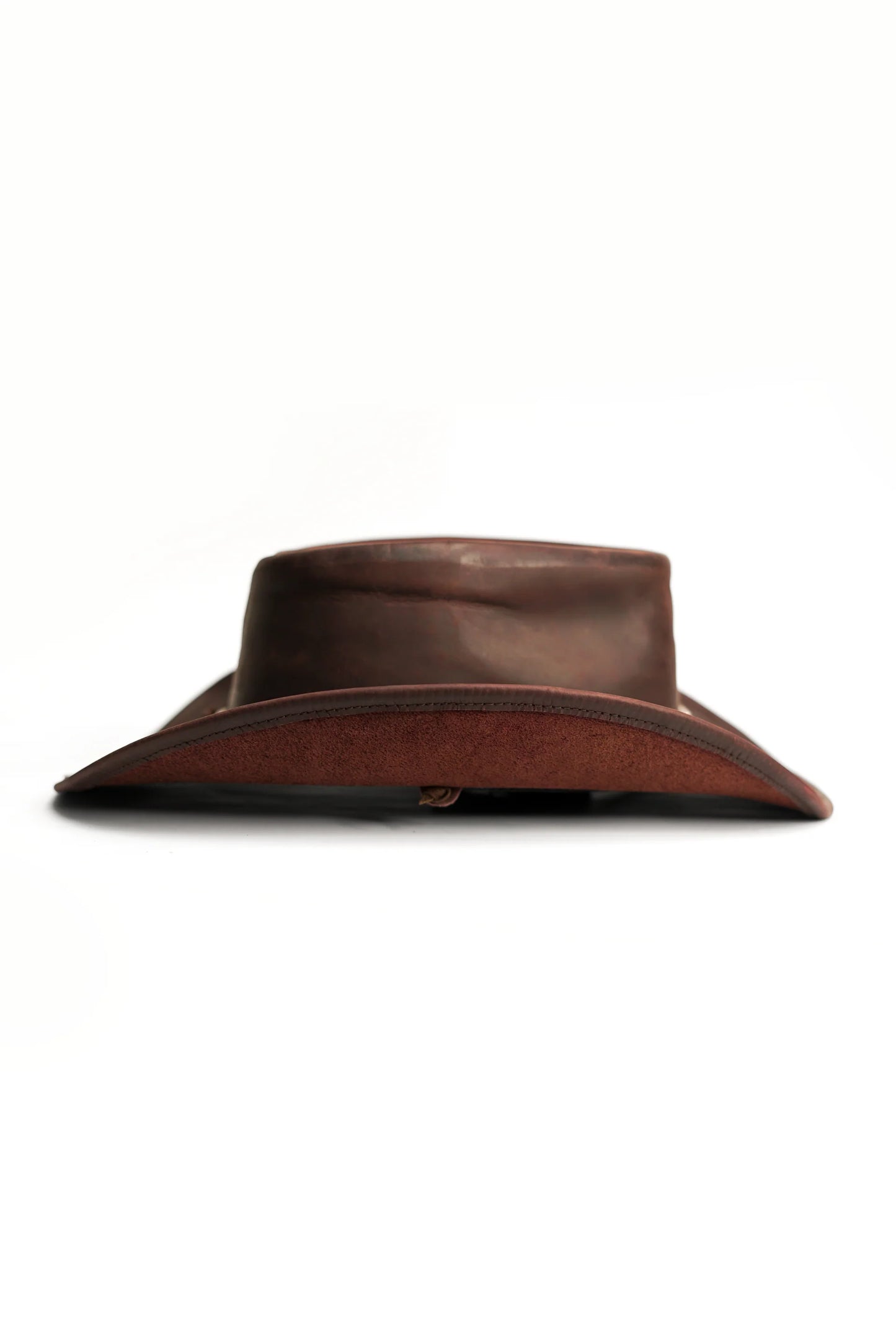 Iron Cross Western Leather Cowboy Hat