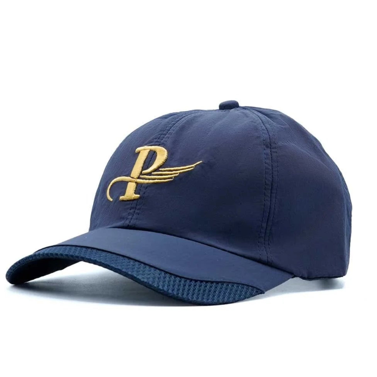 "P" Initial Embroidered Baseball Cap (Tonal Series)