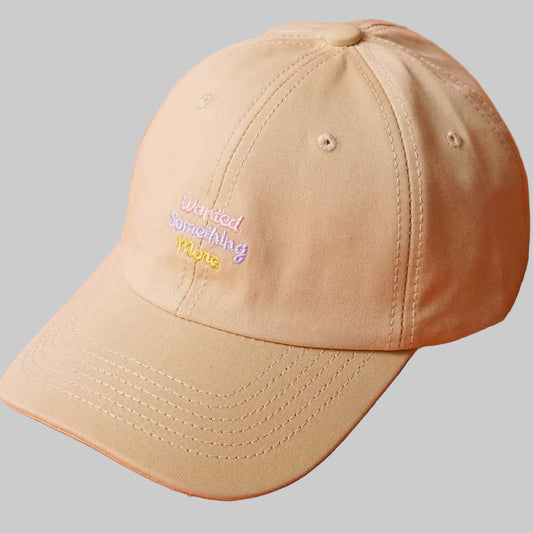 Khaki "NOSTRUD" Star Embellished Baseball Cap.