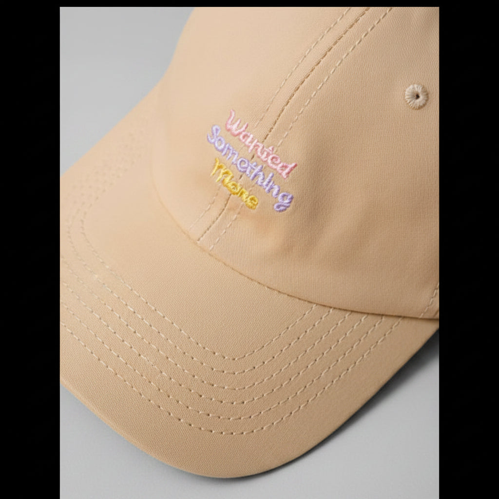 Khaki "NOSTRUD" Star Embellished Baseball Cap.