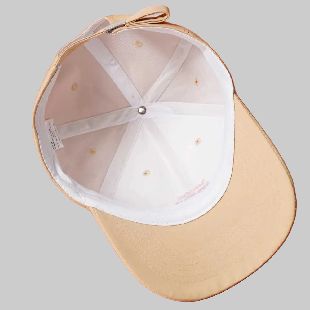 Khaki "NOSTRUD" Star Embellished Baseball Cap.