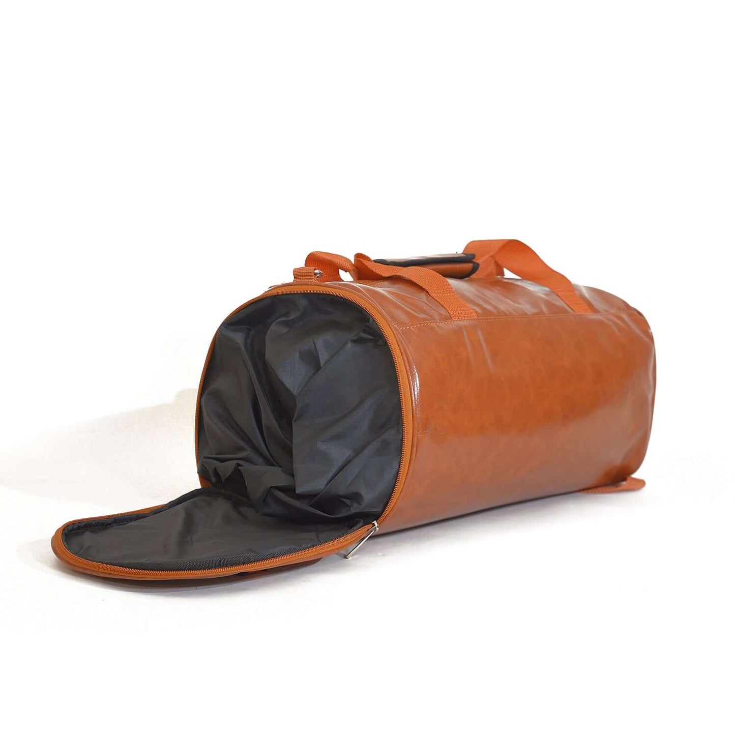 Vintage Leather Travel Duffle Bag