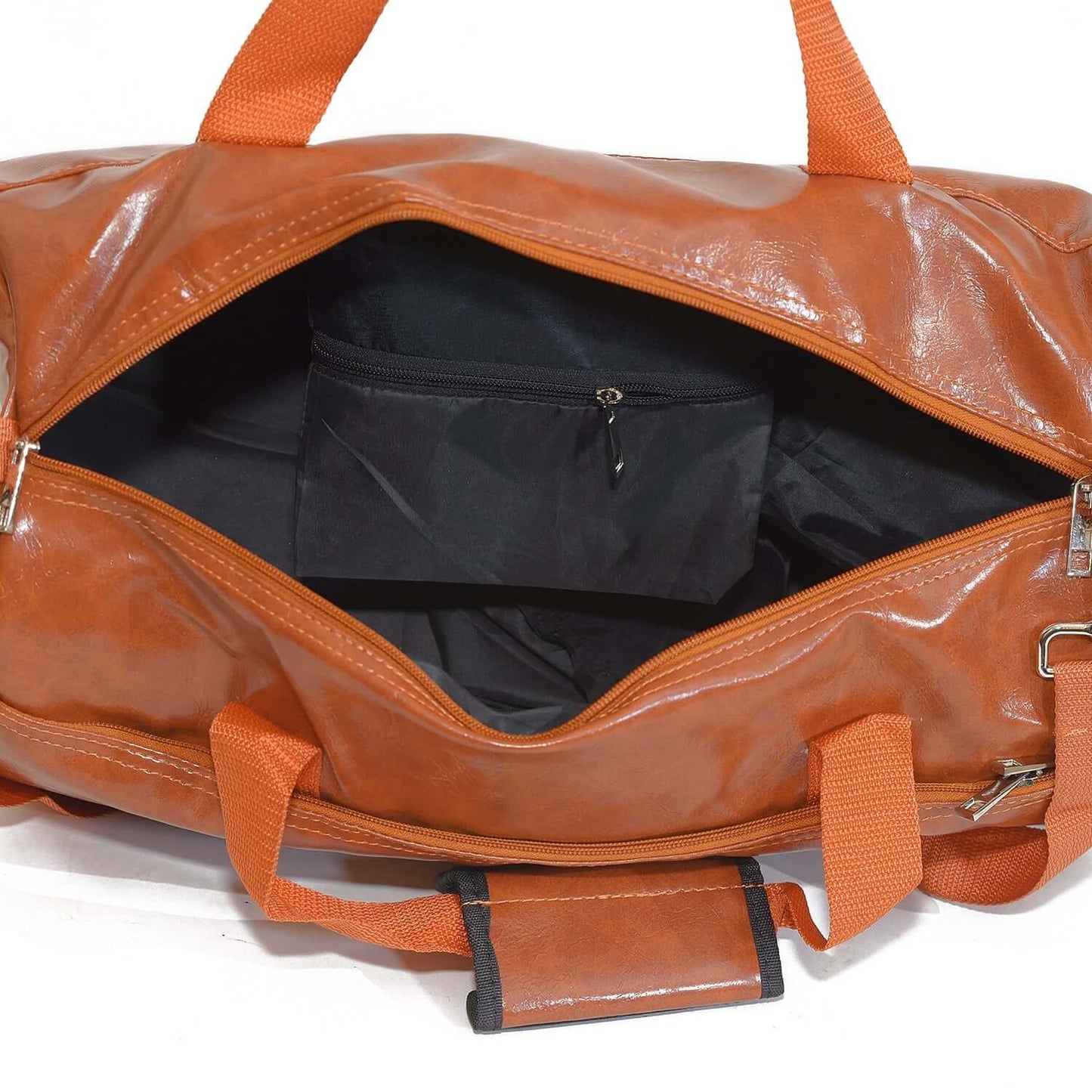 Vintage Leather Travel Duffle Bag