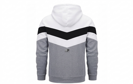 V-Panel Tricolor "Chevron" Pullover Hoodie