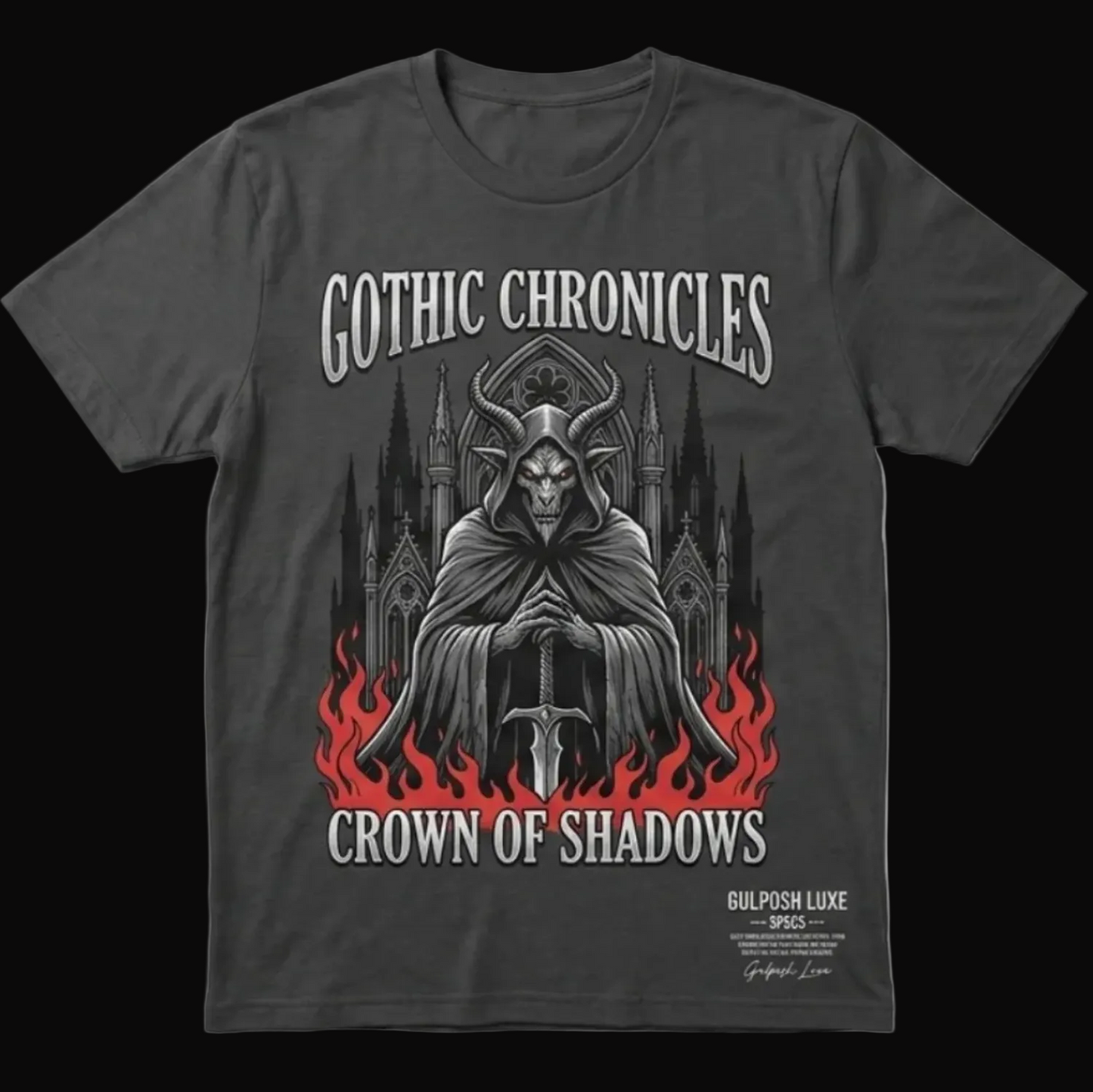 Crown of Shadows" Graphic Tee