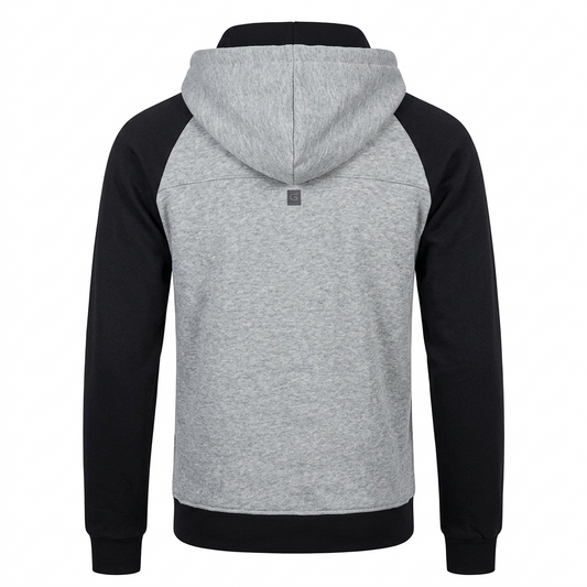 Elite Tricolor Raglan Pullover Hoodie