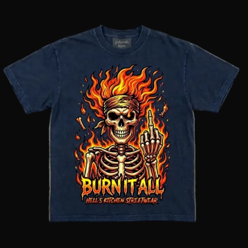 "Burn It All" Graphic Tee