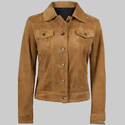 The Women's Heritage Suede Trucker Jacket