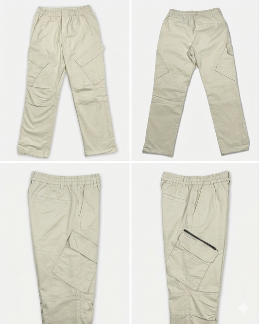 Gulposh Luxe Elite Multi-Pocket Cargo Trousers