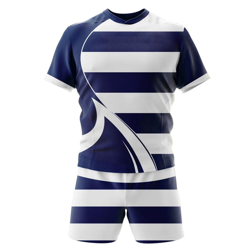 "Coastal Stripe" Custom Rugby Uniform.