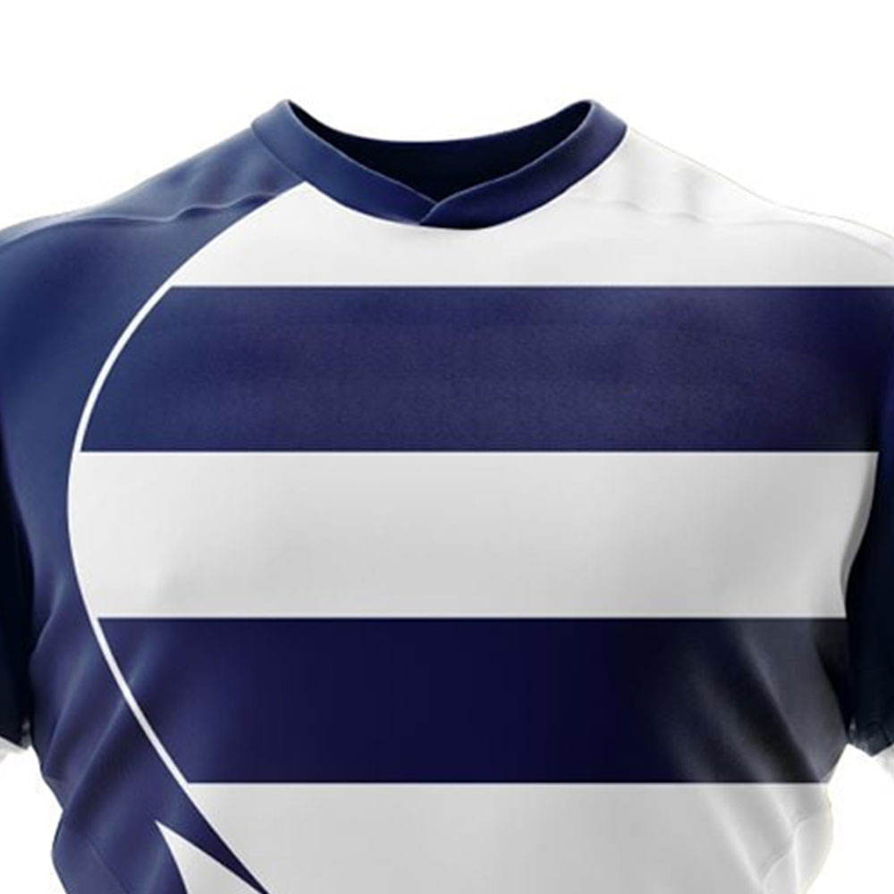 "Coastal Stripe" Custom Rugby Uniform.