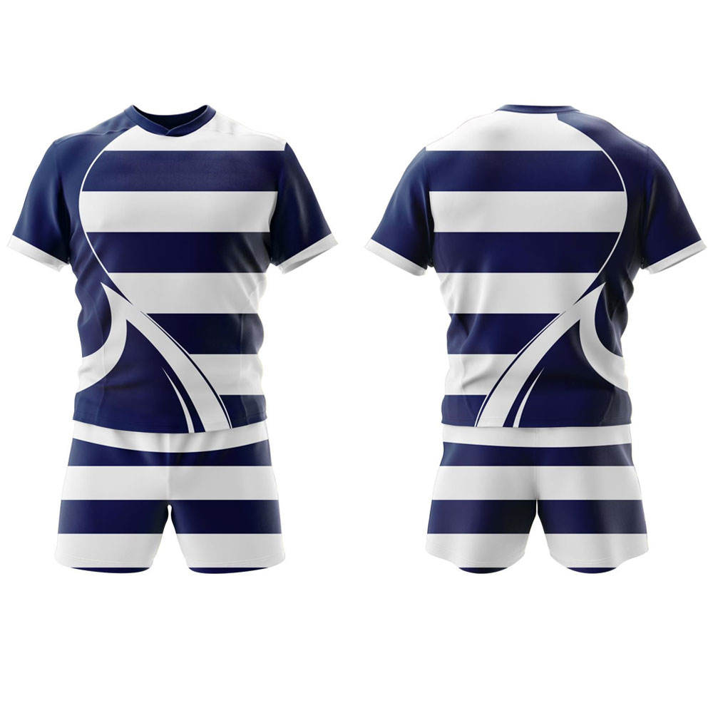 "Coastal Stripe" Custom Rugby Uniform.
