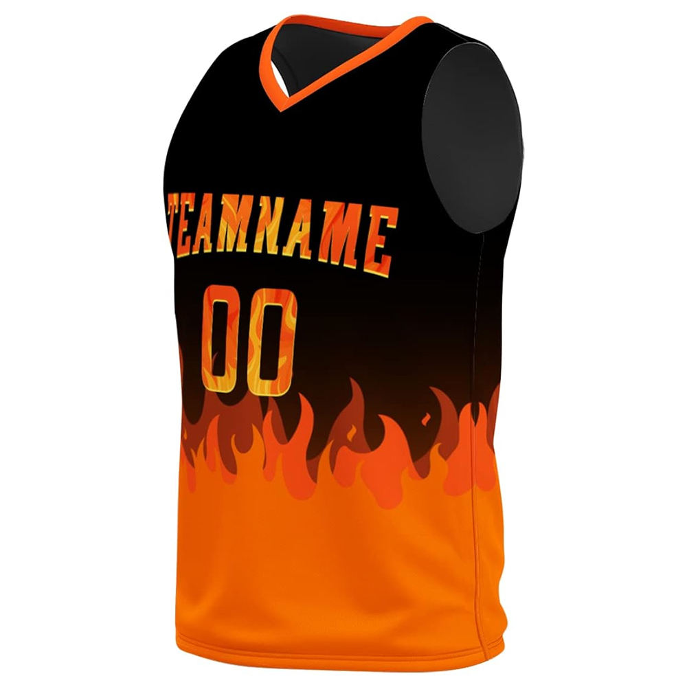 "Inferno Series" Custom Basketball Uniform.