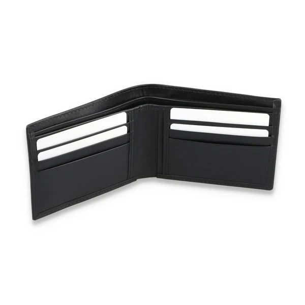 Classic Black Bifold Wallet.