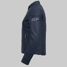 GP Leather Jacket (Navy Blue)