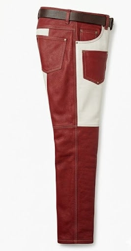 Apex Two-Tone Paneled Leather Riding Pants
