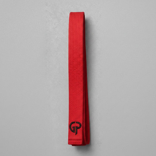 Custom Embroidered Martial Arts Belt (Red)