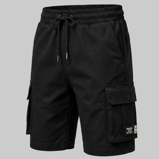 Classic Black Cargo Performance Shorts