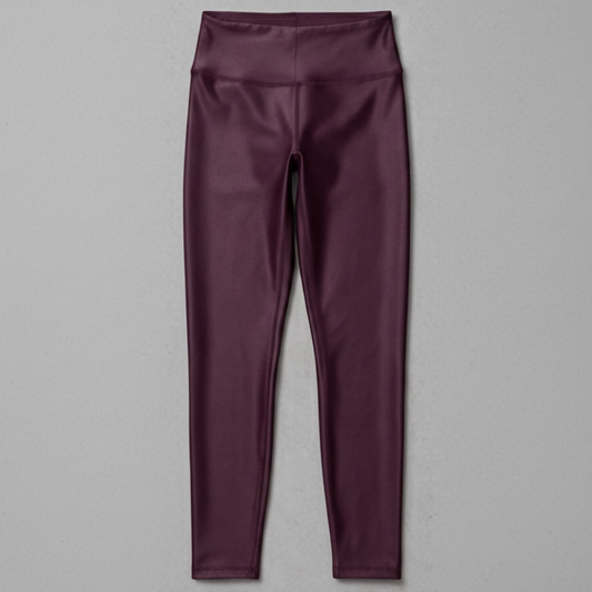 High-Rise Lustrous Liquid Leggings (High-Shine Compression)
