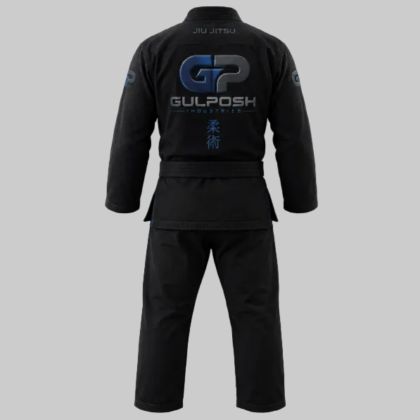 GULPOSH "Apex Stealth" Premium BJJ Gi (Carbon Black Edition)