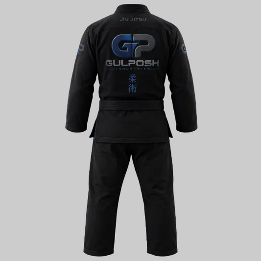 GULPOSH "Apex Stealth" Premium BJJ Gi (Carbon Black Edition)