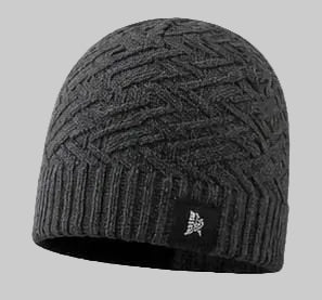 Unisex Textured Basket-Weave Knit Beanie