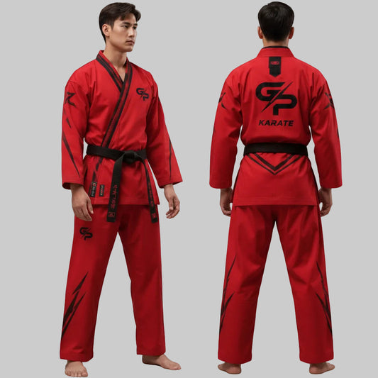GP Elite Pro Karate Uniform – Red Edition