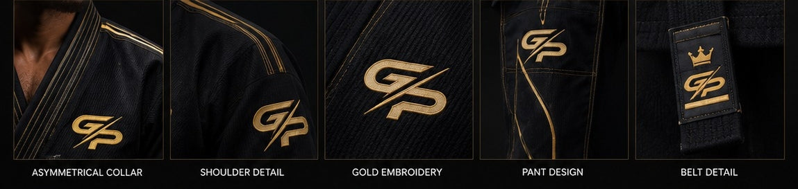 GP Signature Premium Jiu-Jitsu Gi (Onyx & Gold Edition)