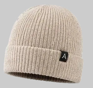 Unisex Rib-Knit Cuffed Beanie