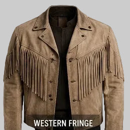 Western Fringe Leather Jacket