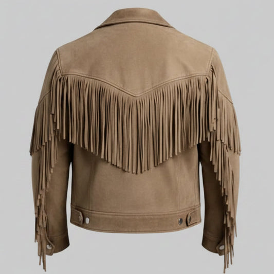Western Fringe Leather Jacket