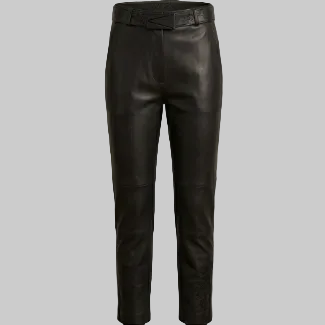 Gulposh Luxe Cropped Vanguard Leather Pants