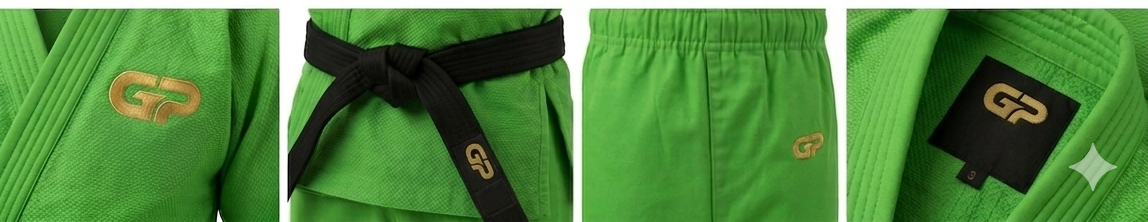 GULPOSH "Viper Strike" Premium BJJ Gi (Parrot Green Edition)