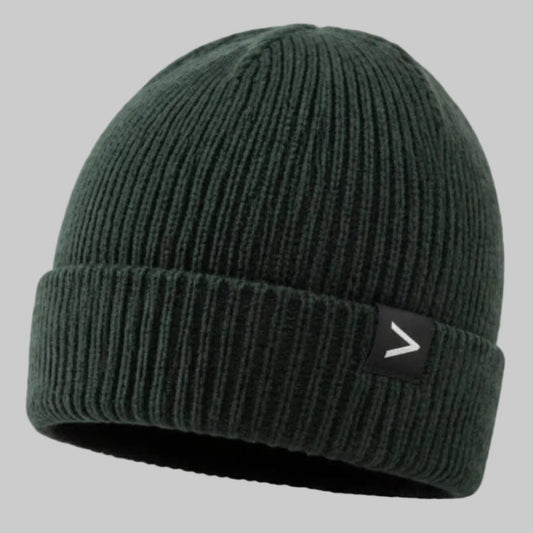 Classic Rib-Knit Cuffed Beanie