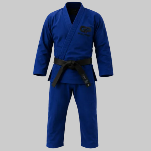GULPOSH "Royal Gold" Elite BJJ Gi (Imperial Blue Edition)