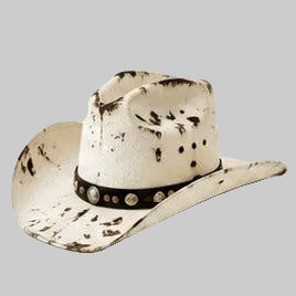 Gulposh Industries Outlaw Distressed Western Cowboy Hat