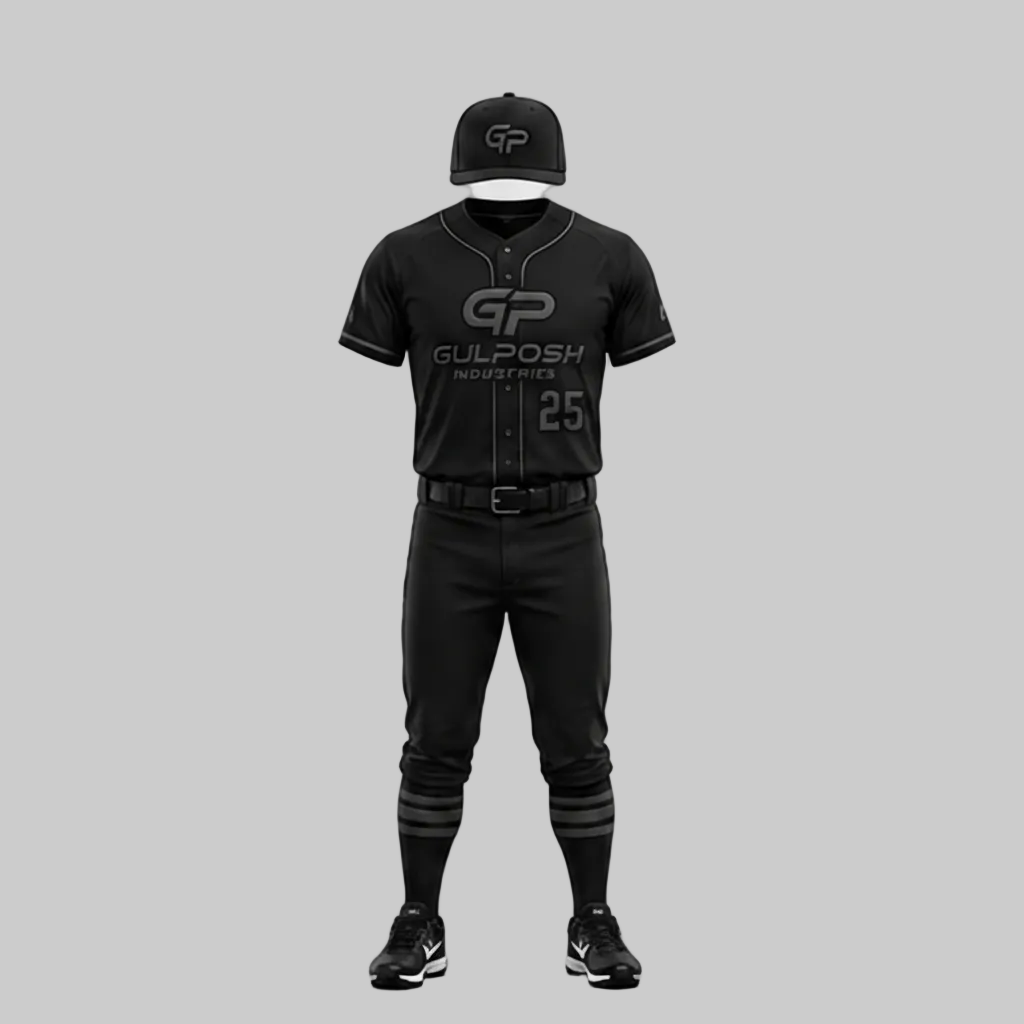 GP Elite Stealth Baseball Uniform – All Black Edition